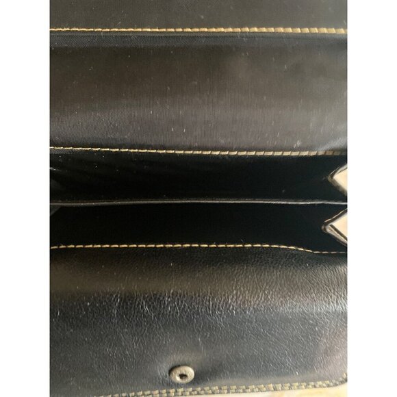 Daniel Ray Black Folded Wallet Snap Closure - Picture 7 of 8